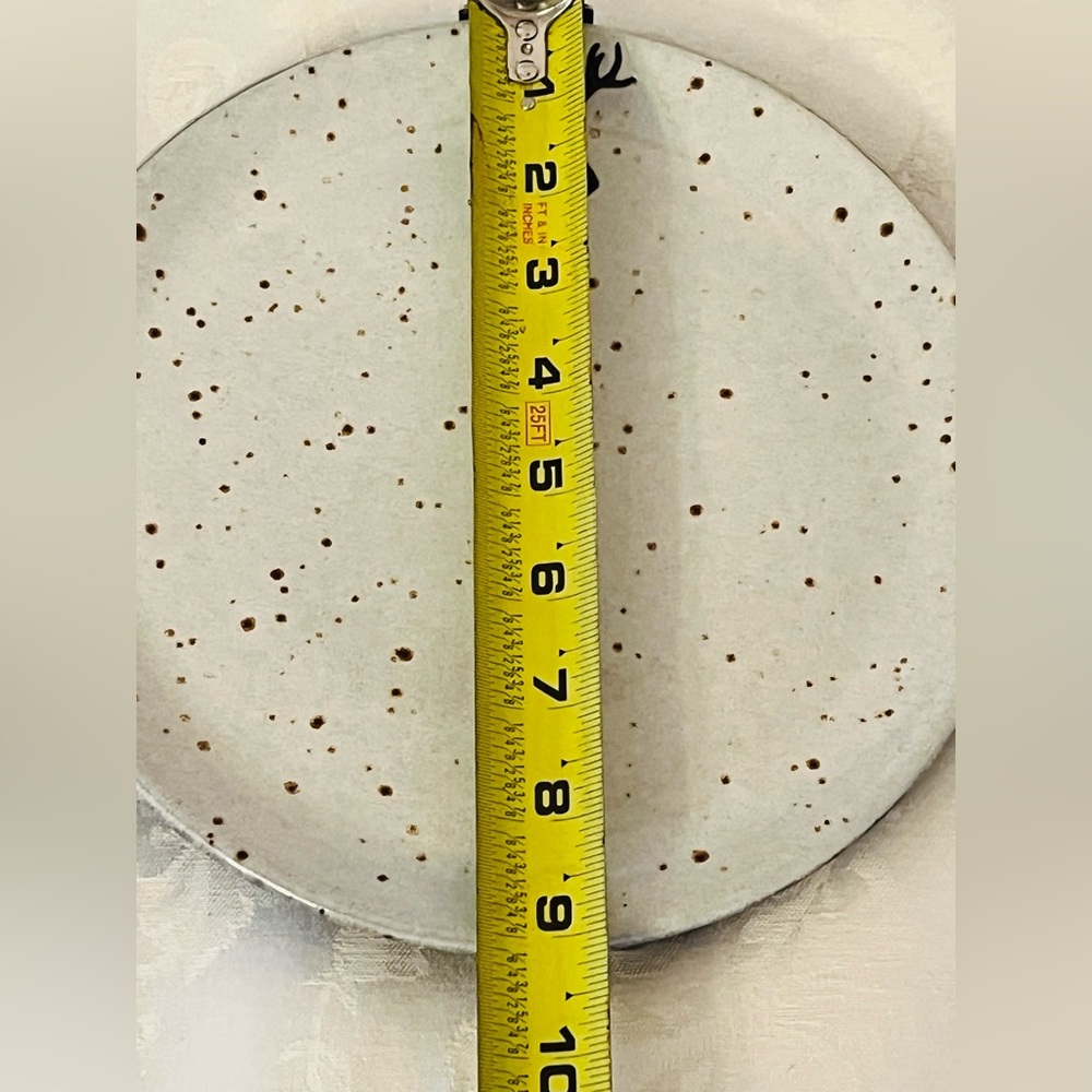 NWOB Pottery Barn Rustic Reindeer Terracotta Dinner Plates S/4 Christmas Holiday - Picture 16 of 16